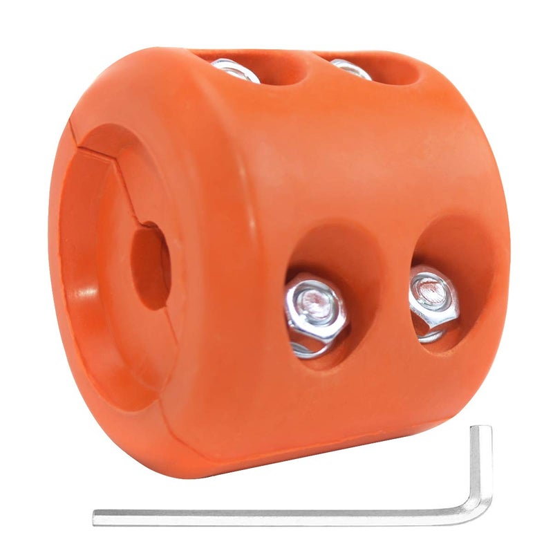 Skdorpfm Winch Cable Hook Stopper Durable & Shock Absorbent Winch Stopper Winch Accessories for Wire & Synthetic Cables ATV Accessories - Prevent Pulling, Bouncing & Fraying (Orange) - Image 1